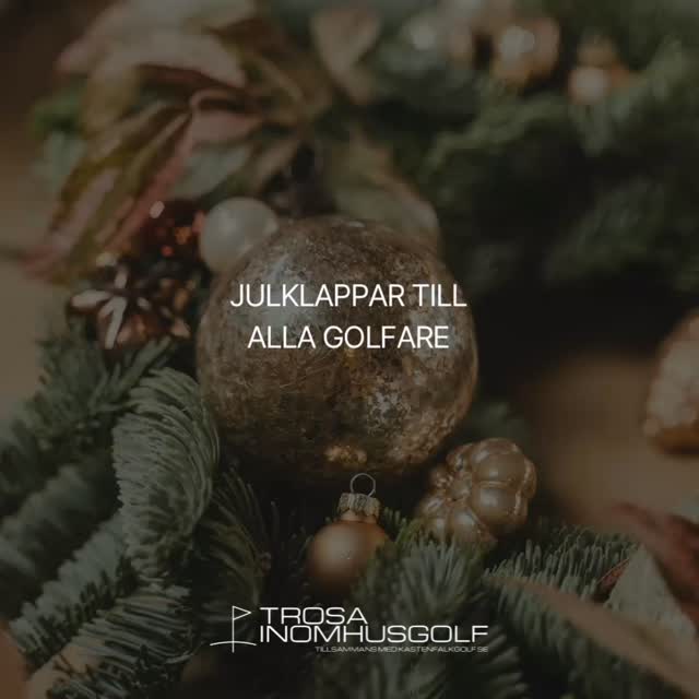 Svårt att hitta en bra julklapp att lägga under ”grana”?
Hos Trosa Inomhusgolf kan du spela nästan varje bana

Speltid, medlemskap och lektioner på rad –
vi fixar klappen som gör varje golfare glad.

Perfekt för mamma, pappa,  sambon eller din bästa vän
en present som ger glädje om och om igen.

Vi hjälper dig att fixa julklapparna som garanterat uppskattas, presentkort på:
- Speltid
- Golflektion
- Medlemskap
- Lektioner & speltidspaket

Välkommen att kontakta david@kastenfalkgolf.se 🌲 
#trosainomhusgolf #kastenfalkgolf #julklappar
